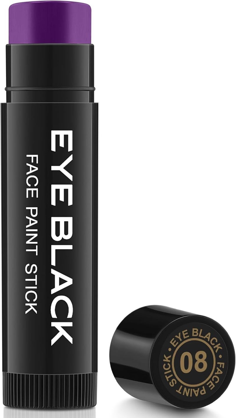 Wismee Purple Eye Black, Anti-Glare Under Eye Sports Grease Stick for Baseball Football Softball Soccer Lacrosse Hockey Athletes Sports Training, Sports Eye Black Stick - Image 5